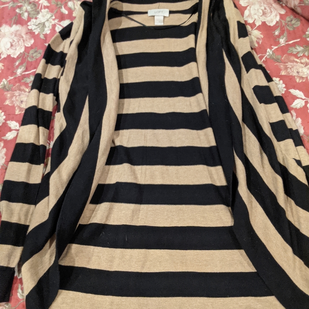 Striped cardigan